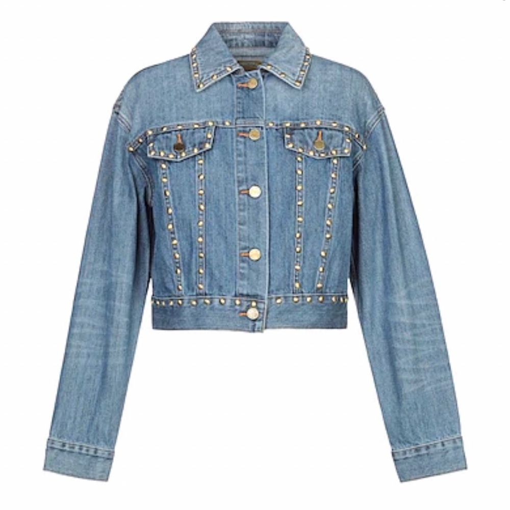 Michael Kors Studded Denim Jacket